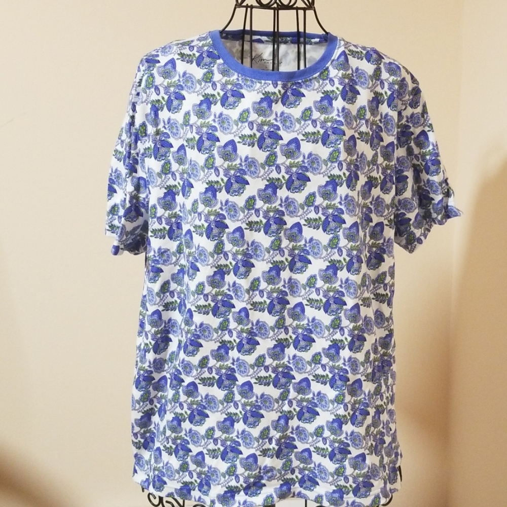 Kim Rogers short sleeve shirt size L